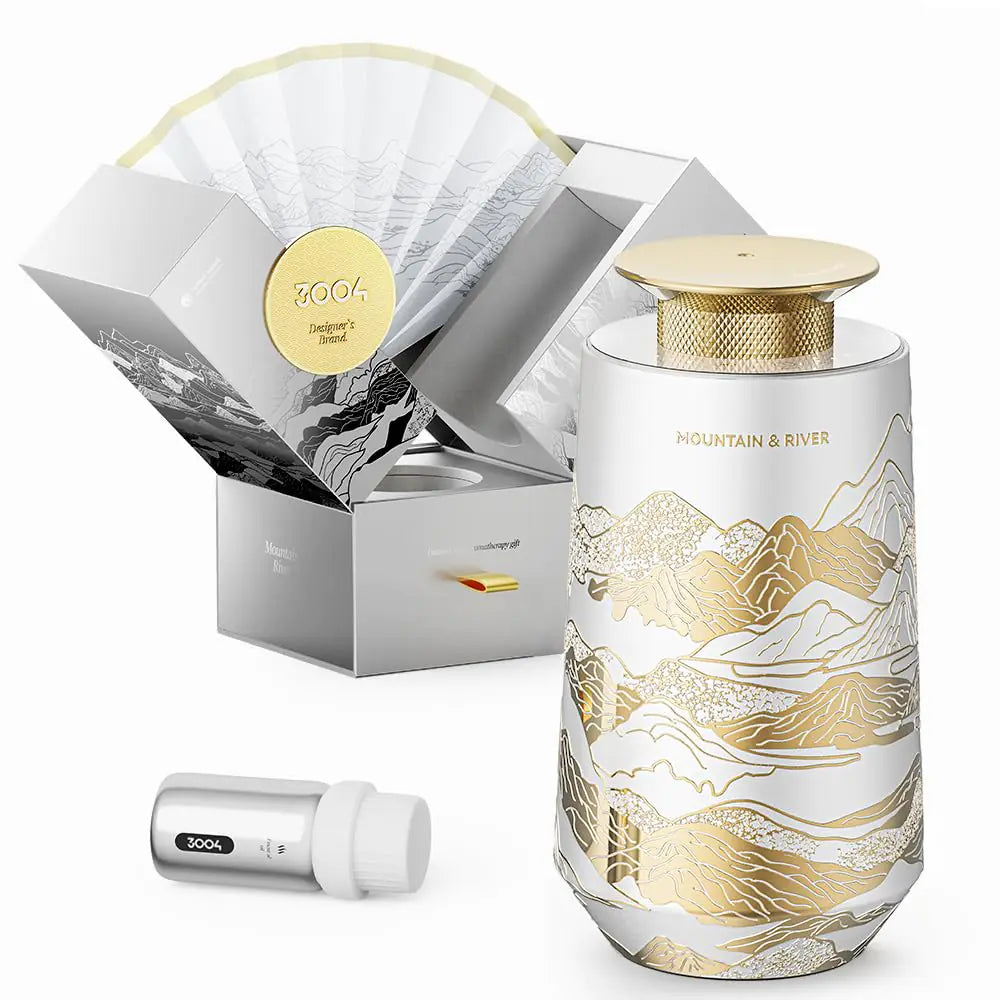 Smart Auto Diffuser with Hotel Aroma - Rechargeable Car Freshener