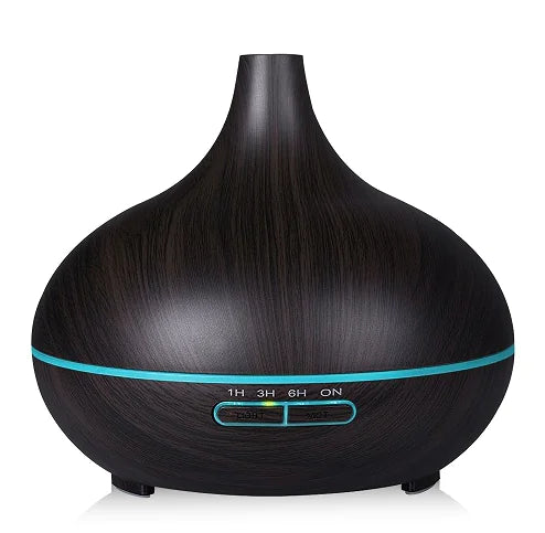 Wood Grain Aroma Diffuser with Remote