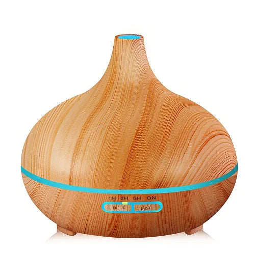 Wood Grain Aroma Diffuser with Remote